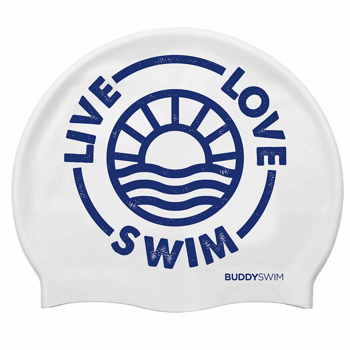 Buddyswim Lls2 Zwembadmuts Zilver