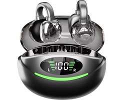 Draadloze oordopjes met Oorclip zwart - Geschikt voor Apple en Android - Bluetooth 5.3 - Draadloze oortje Bluetooth - Sport Oordopjes - Bluetooth Oordopjes - Draadloze Oordopjes - Oortjes Draadloos - In-Ear Oordopjes - Model YYK-Q69