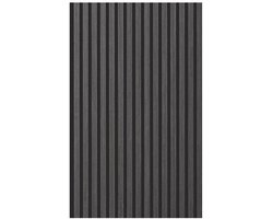 Houten akoestische panelen | 120x56cm per stuk - 1,366 m² - | Echt houtfineer (eiken) & akoestisch vilt (zwart) | Gevelbekleding, geluidsisolatie, geluidsisolatie, akoestisch paneel