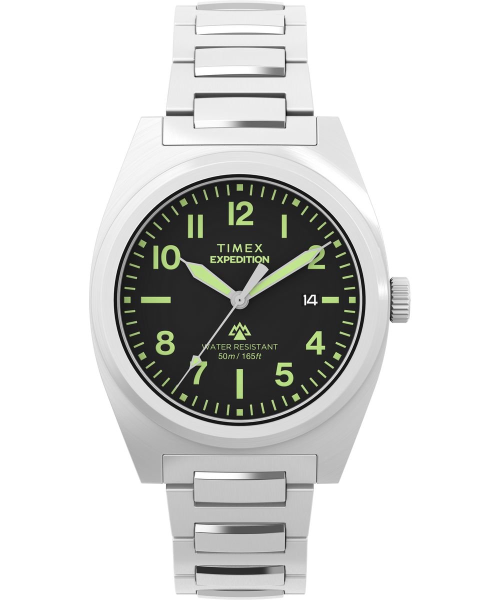 Timex Expedition North Capstone TW2Y18300 Horloge - Staal - Zilverkleurig - Ø 39 mm