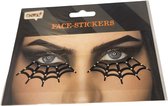 Face & Body Jewels - Gezicht Sticker Halloween - Spinnenweb