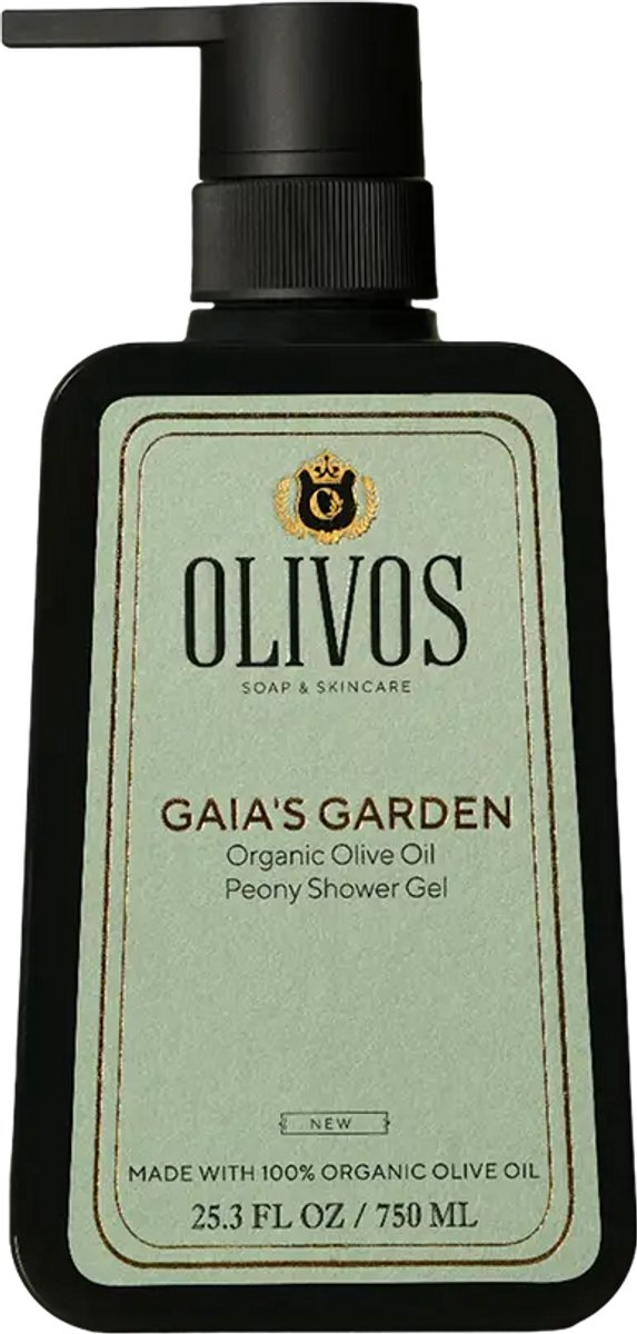 Olivos Gaia's Garden Olijfolie Douchegel - Pioenroos