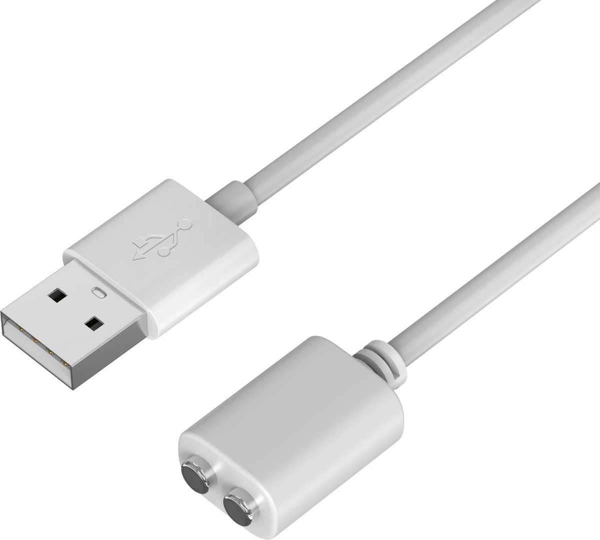 Universele USB magnetische oplaadkabel van 1 m (7 mm), compatibel met tandenborstels, smartwatches en massagespeeltjes.