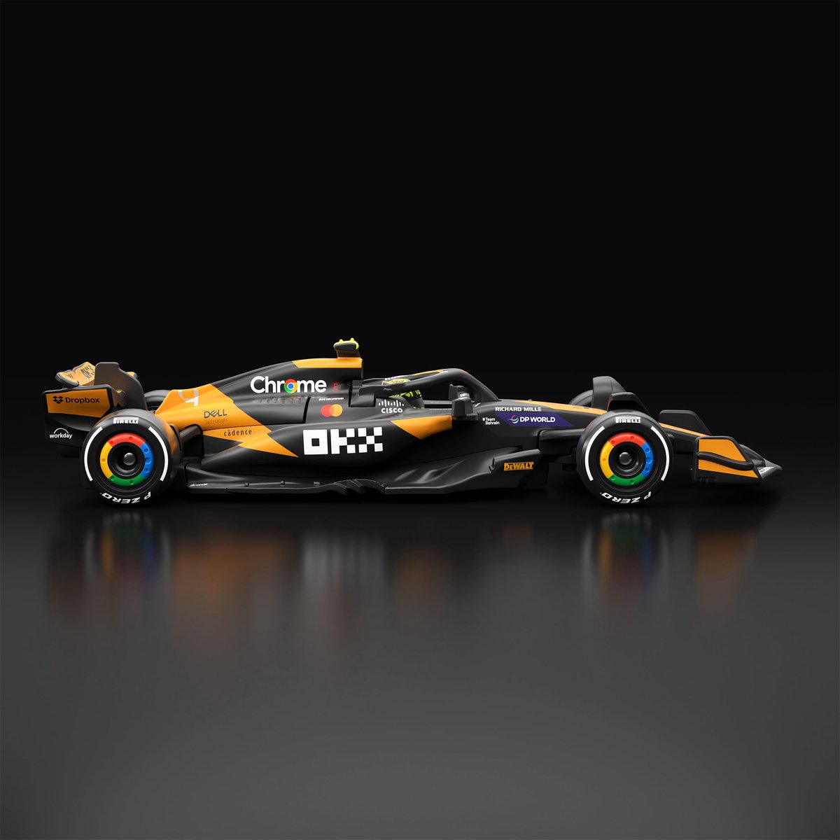 Hot Wheels Premium Metalen Formule 1 Verzamelbaar Speelgoed Raceauto - Lando Norris McLaren — afbeelding 12