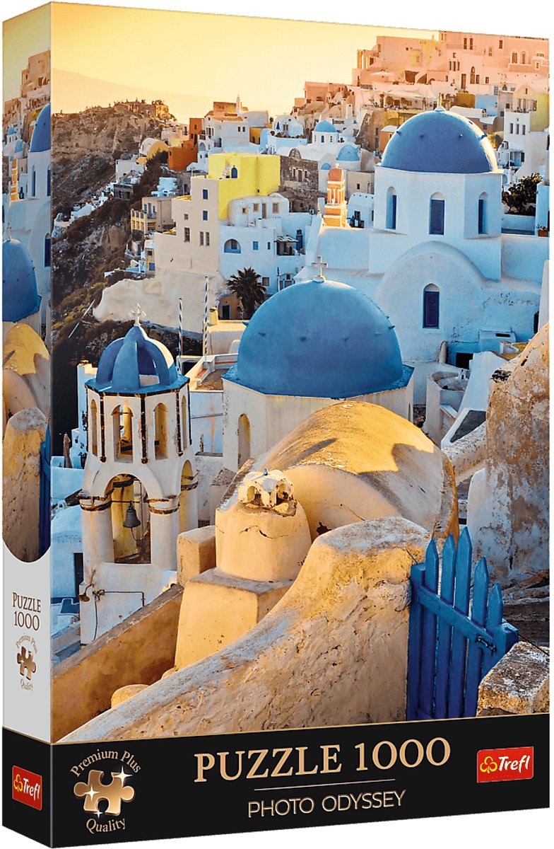 Trefl legpuzzel Santorini Oia 1000 stukjes - puzzel volwassenen.