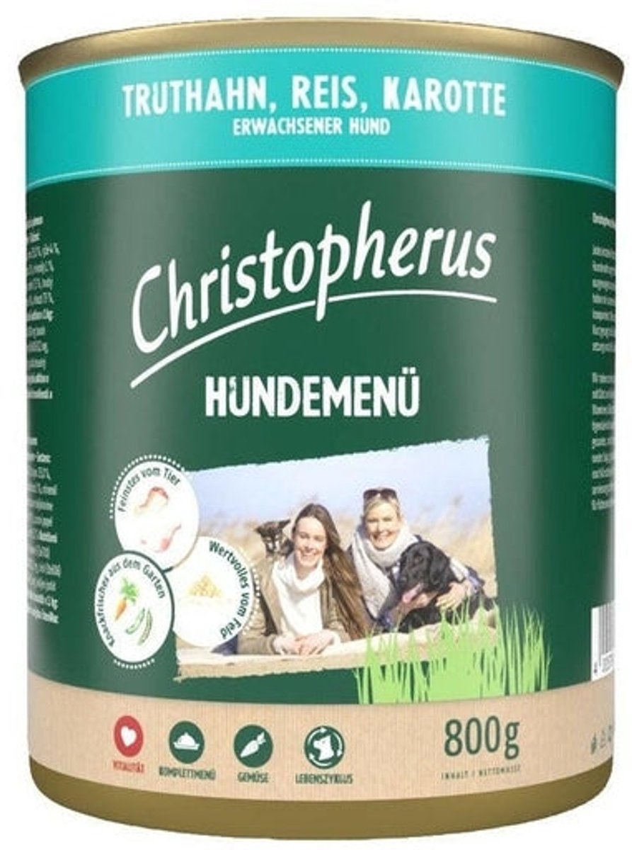 Christopherus Christoffel Menu 6x800g - Kalkoen