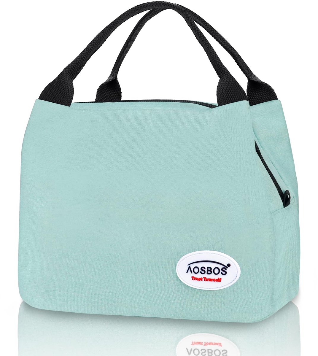 Mini Isolerende Lunchtas - Opvouwbaar Waterdicht met Ritssluiting - Voor onderweg - Turquoise 8,5L