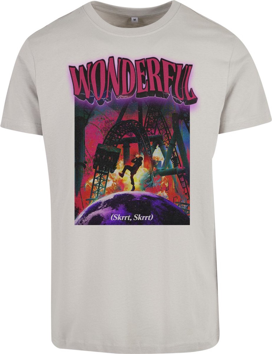 Mister Tee Wonderful Heren T-shirt L Grijs