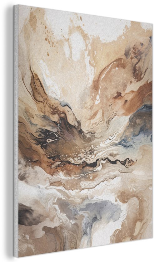 Akoestisch Schilderij Mooie Vrouw In Het Duister Vierkant Basic XXL Akoestisch Paneel Akoestische Panelen Akoestische Wanddecoratie Akoestisch Wandpaneel