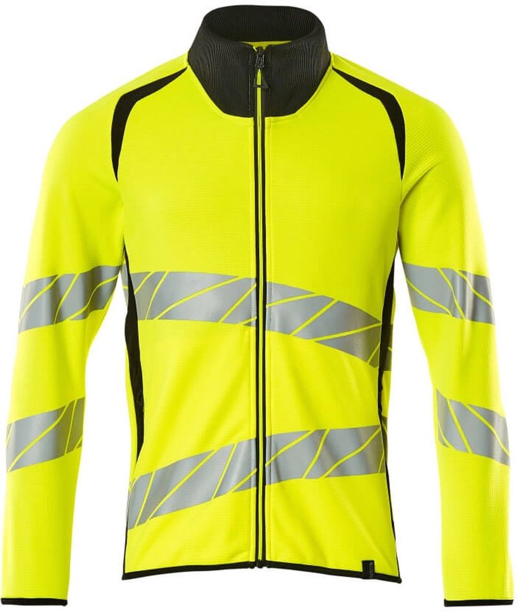 Mascot Accelerate Safe Sweatshirt met rits 19184-781 - Hi-Vis geel/zwart - XS