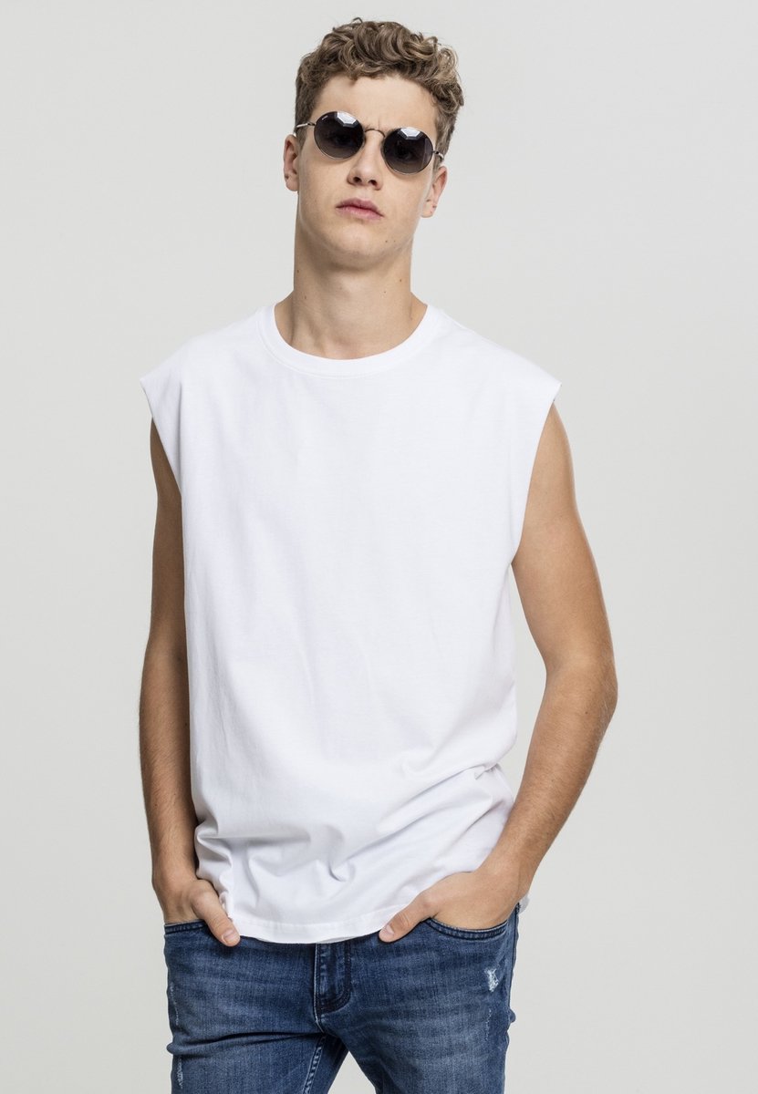 Urban Classics Open Edge Tanktop 2XL Wit