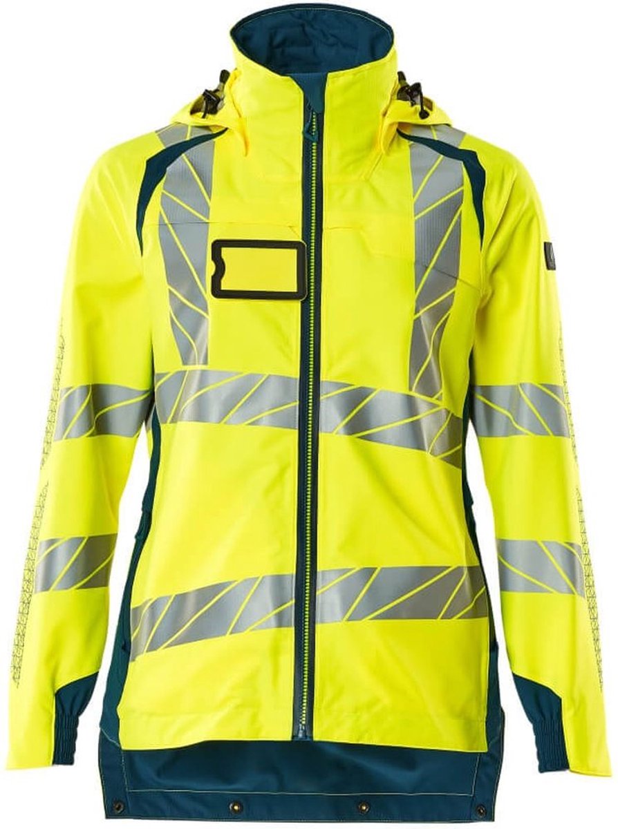 Mascot Accelerate Safe Shell jas 19011-449 - hi-vis geel/donkerpetrol - XL