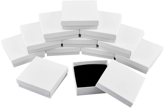 Kartonnen cadeau doosjes assorti 10-12cm - 4 stuks