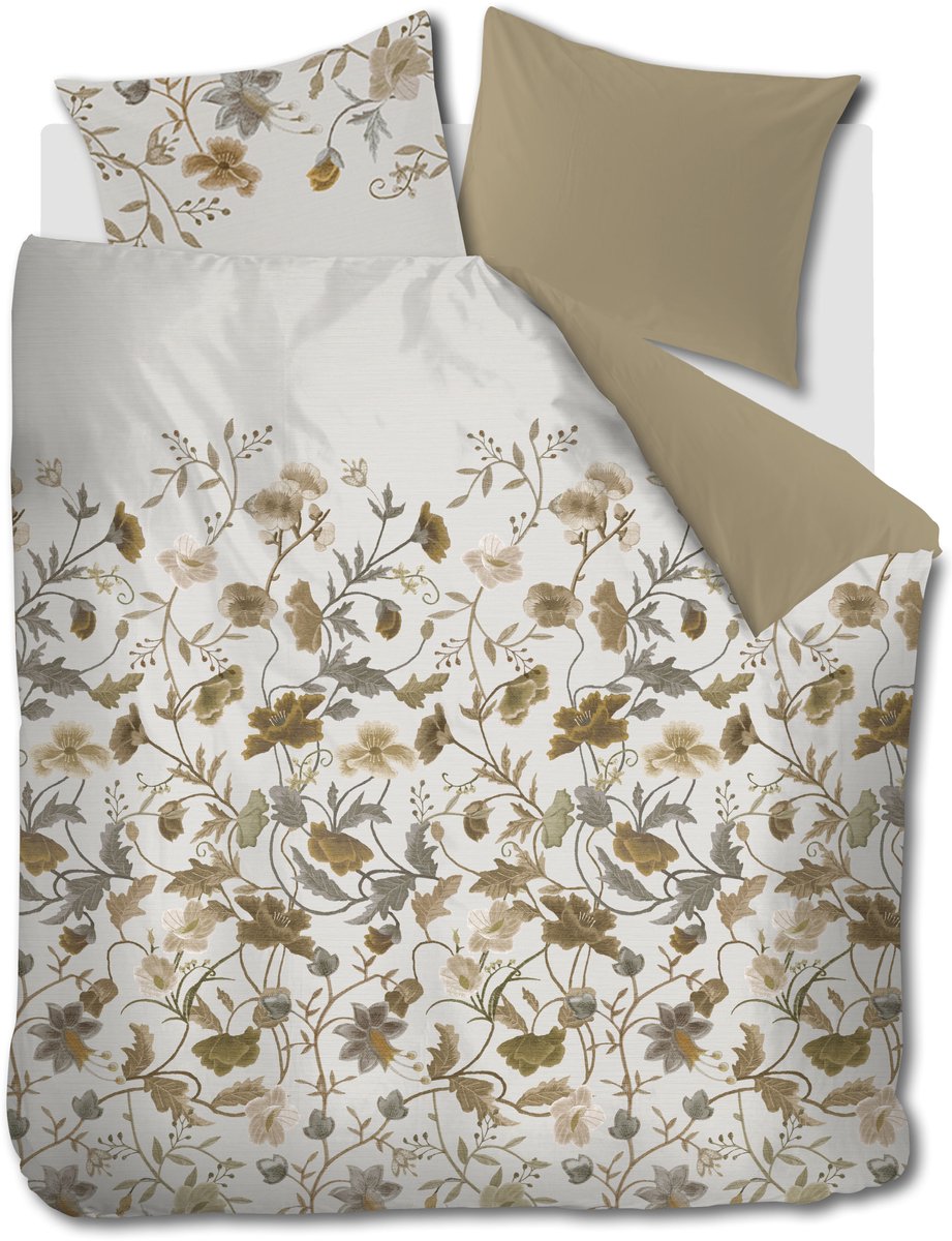Beddinghouse Elizabeth dekbedovertrek - Tweepersoons - 200 x 200/220 cm - Naturel