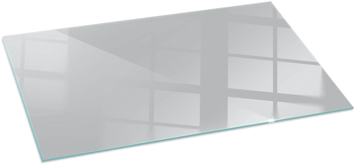 Wallfluent Kachel Vloerplaat - Lichtgrijs Onderplaat Kachel - 140x70 cm - Rechthoek Plaat Onder Houtkachel - Effen Kleur Vloerplaat Voor Kachel