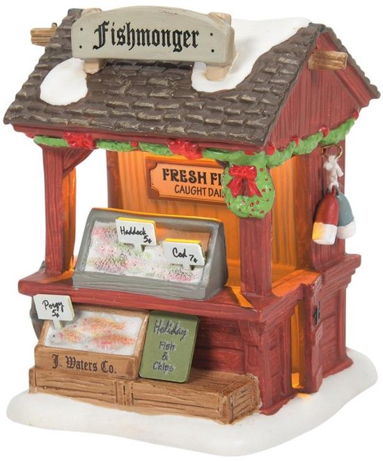 Department 56 Fishmongers stall Dickens Village