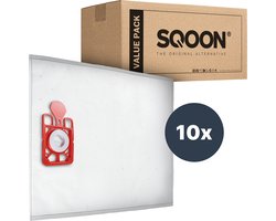SQOON® Stofzuigerzakken geschikt voor Numatic NVM 1CH Henry / Hetty / James PPR240 - Model 604015 - 10 stuks