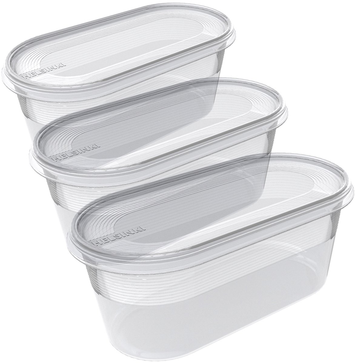 Diepvriesdozen set Helsinki, 0,8 liter, set van 3