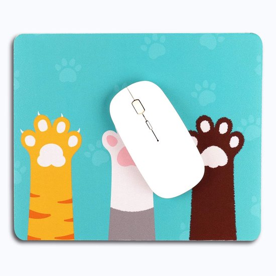 Gaming Muismat met Kat Motief - Antislip en Compact Ontwerp — afbeelding 2