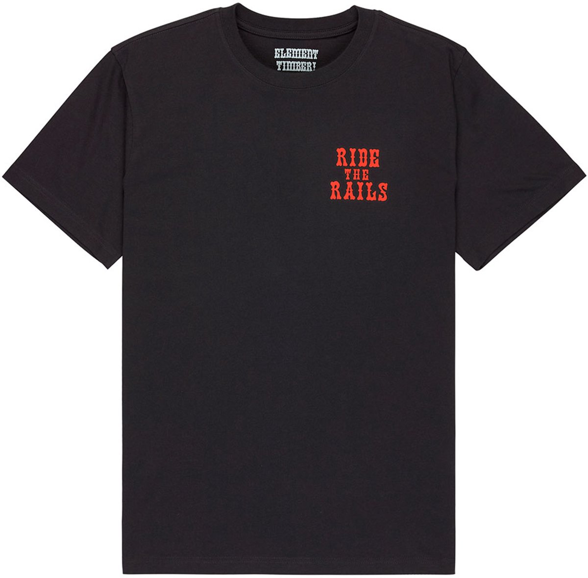 Element Timber Guard Dogs T-shirt Met Korte Mouwen S Man Zwart