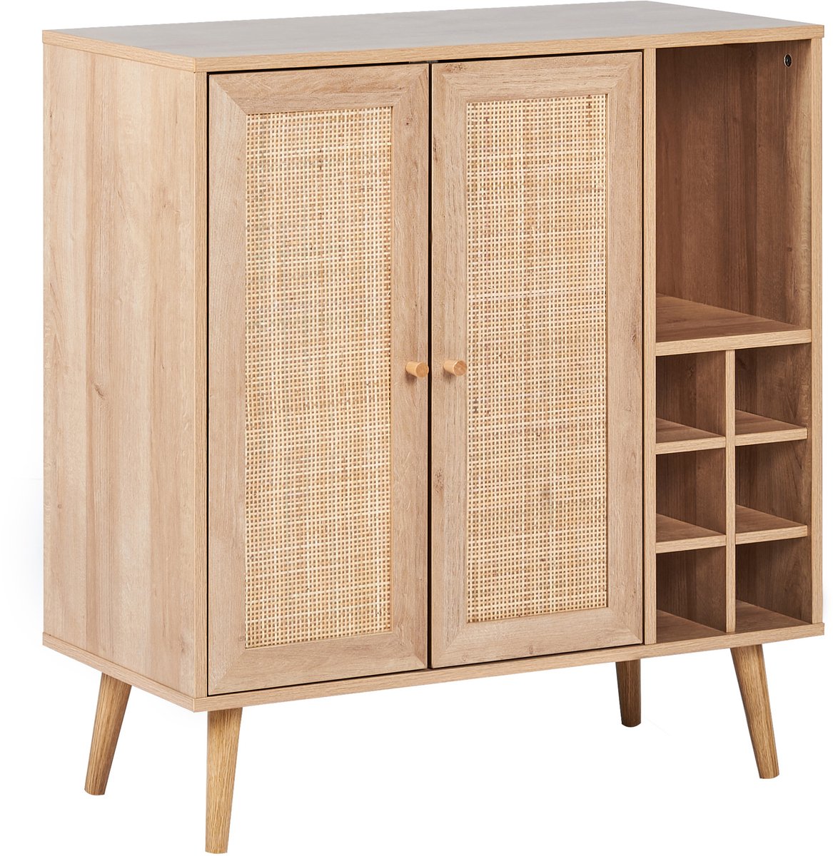 PAGET - Dressoir - Lichthout - Vezelplaat
