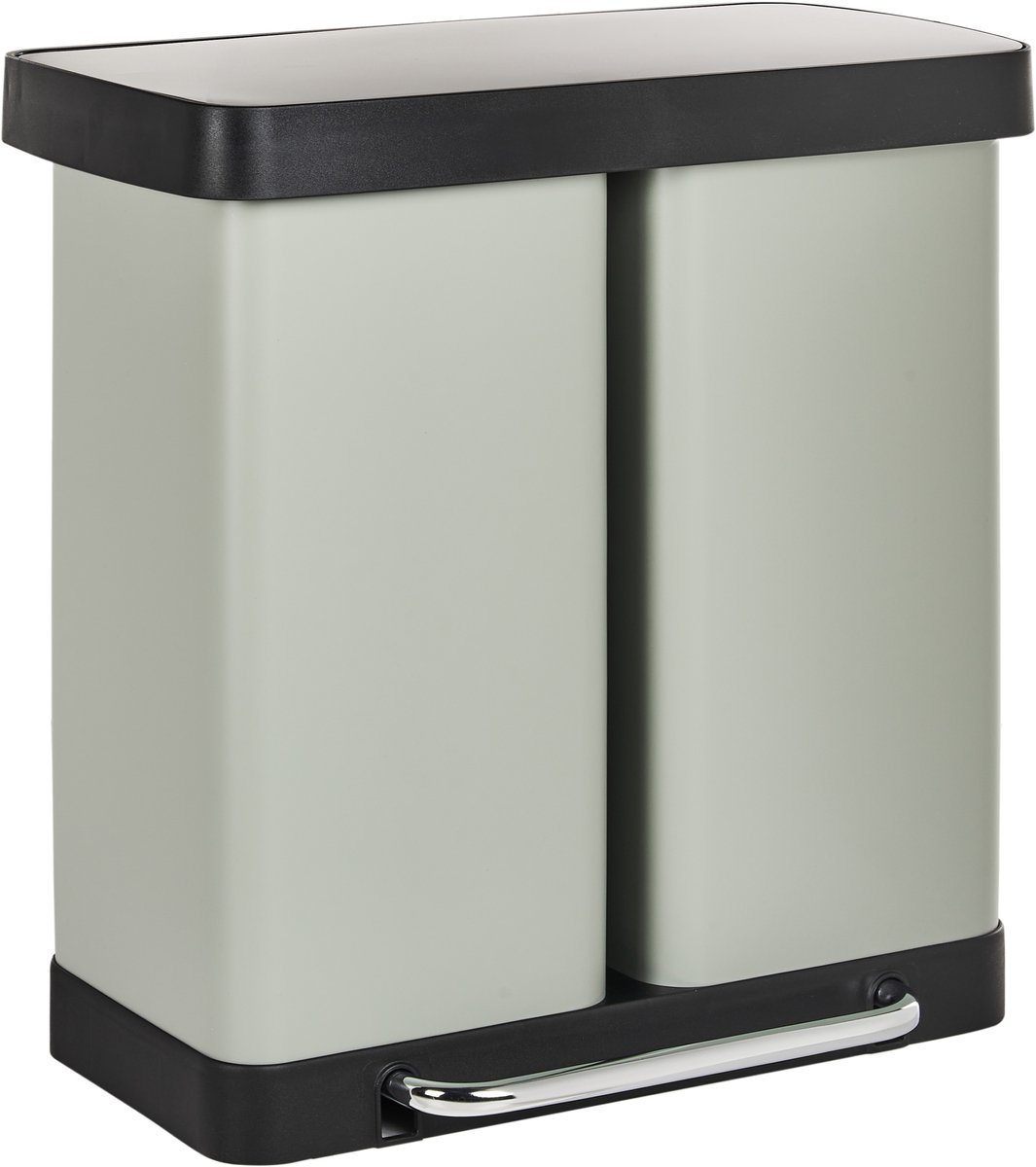 BELIANI ECOSORT - Dubbele pedaalemmer - Lichtgroen - 60 l - IJzer