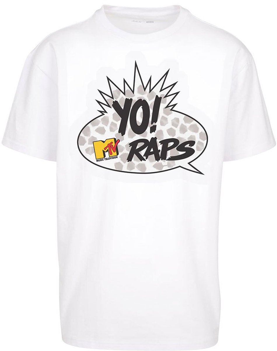 Mister Tee MTV Yo! Oversize Heren T-shirt XS Wit