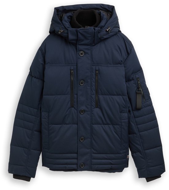 TOM TAILOR Denim Heren 1046902 jas, 11848-Jungle Soil Green, M, 11848 - Jungle Soil Groen, M