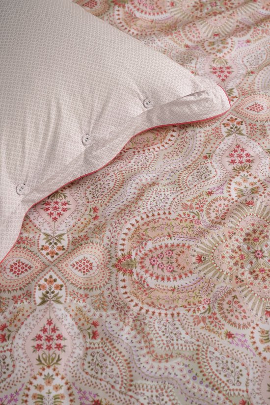 Pip Studio Moon Flower dekbedovertrek - Lits-Jumeaux XL - 260 x 200/220 cm - Licht roze van Merkloos — afbeelding 3