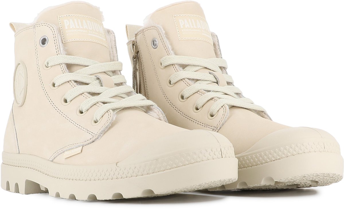 PALLADIUM Pampa Hi Zip WL W winter-enkellaarzen voor dames 95982-217 Natuur