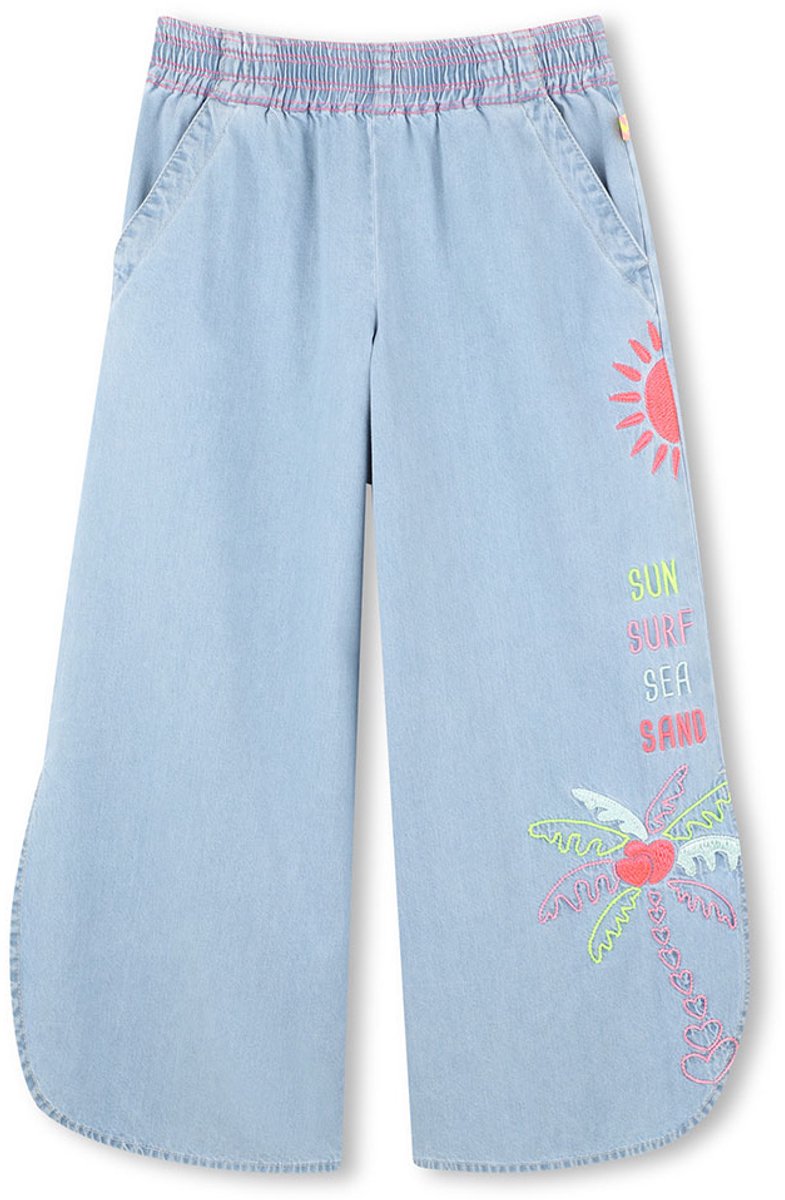 Billieblush - Flaired Jeans summer - Blauw - Maat 104