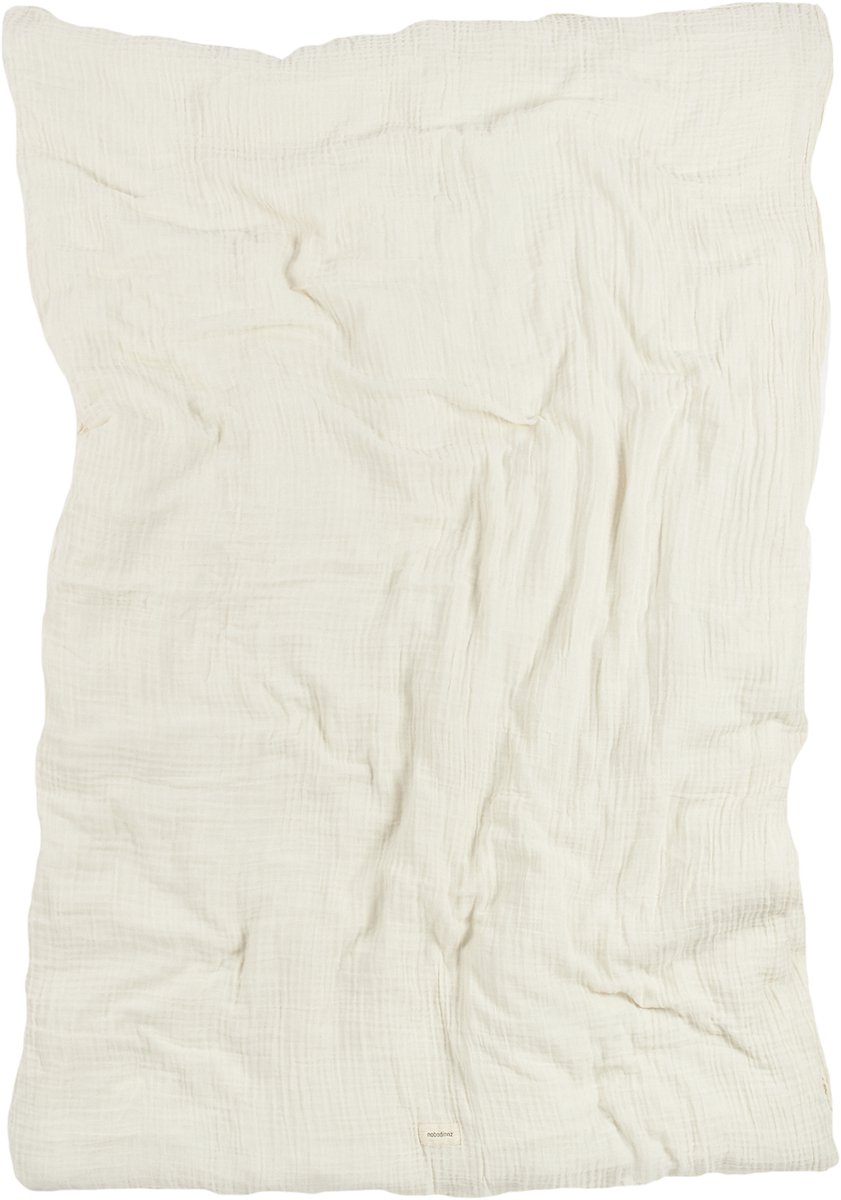 Nobodinoz Wabi-Sabi Dekbedovertrek van gewassen katoen 150x200cm - Natural