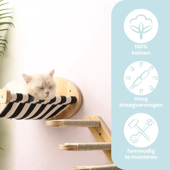 Kattenhangmat voor wandmontage, Eco kattenbed, kattenhangmat voor de muur, voor Kattenhangmat voor wandmontage, Eco kattenbed, kattenhangmat voor de muur, voor
