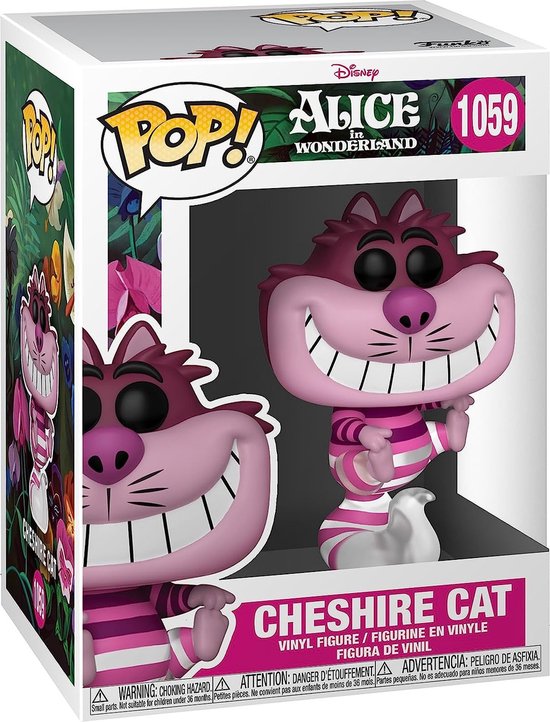 Funko Cheshire Cat - Funko Pop! Disney - Alice in Wonderland (70th) Figuur - 9cm - Funko