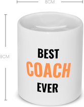 Akyol - best coach ever Spaarpot - Coach - de beste coach - sport - verjaardagscadeau - verjaardag - cadeau - cadeautje voor coach - coach artikelen - kado - geschenk - gift - 350 ML inhoud