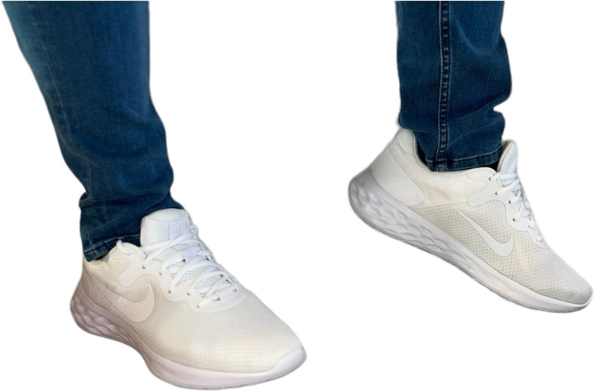 Nike Revolution 6 Next Nature Witte Hardloopschoenen-44