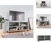 vidaXL TV-meubel - TV-meubel - 90x35x35 cm - Betongrijs hout - Kast