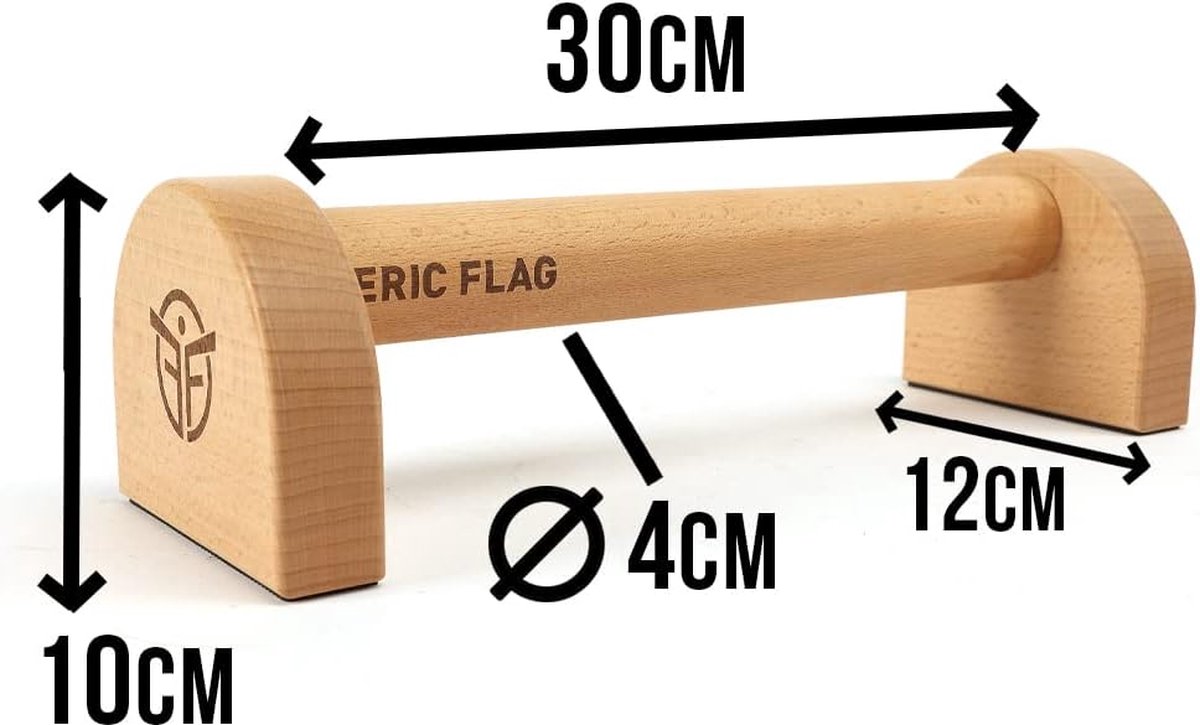 Eric Flag - Anneaux de gymnastique en bois