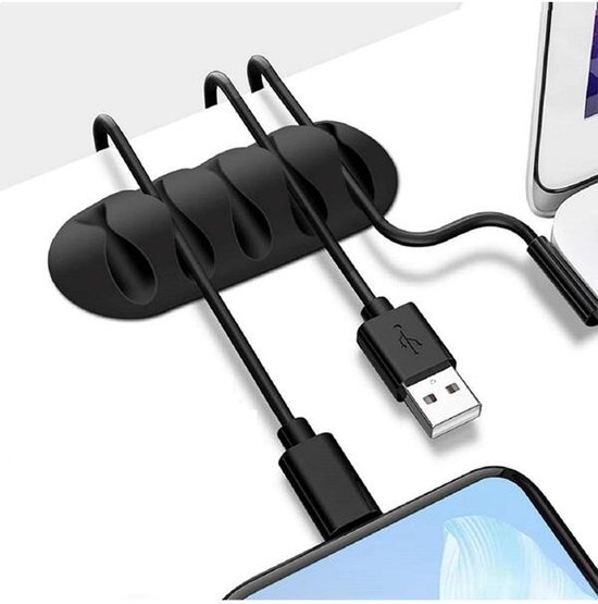 6er Set Kabelclips Aus Aluminium - Ordnung Für Lad Produktbild-Vorschau 3