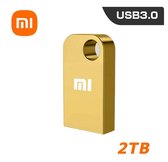 Xiaomi 2Tb Mini Flash Drive Usb3.0 - High-Speed Pen Drive - Geheugengegevensoverdracht - Metalen Pendrive TYPE-C Adapter - goud