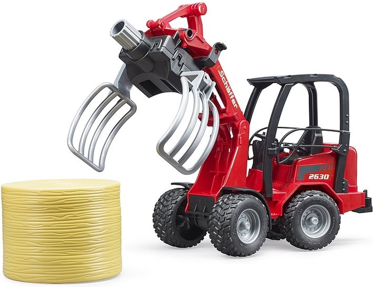 Bruder 2192 | Shovel Schaeffer | Balengrijper met hooibaal — afbeelding 7