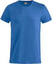 Clique 2 Pack Basic Fashion-T Modieus T-shirt kleur Kobalt maat 4XL