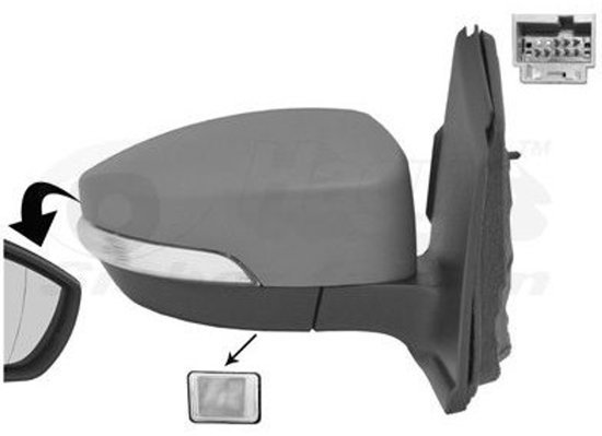 RETROVISEUR EXT ELECTRIQUE G CITROEN C5 II BREAK TOURER (X7) 5P