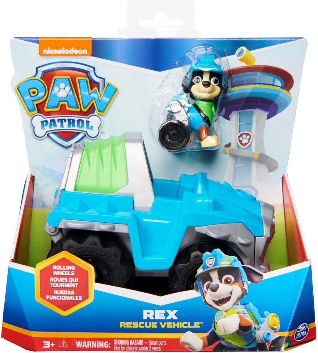 PAW Patrol - Rex's Dinosaur-voertuig - speelgoedauto met speelfiguur — afbeelding 16
