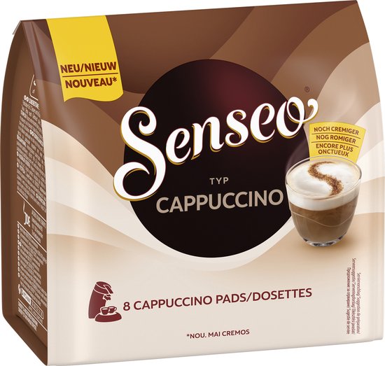 Senseo Cappuccino Koffiepads - Intensiteit 2/9 - 10 x 8 pads - Senseo