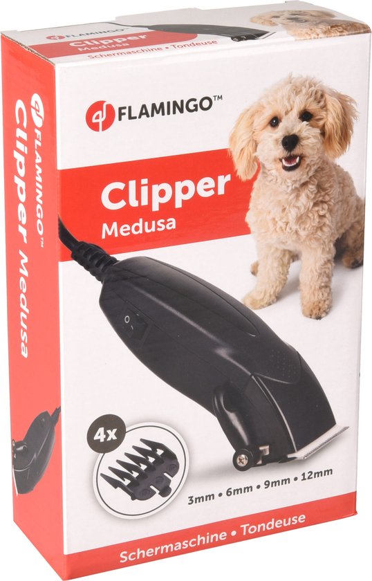Flamingo - Flamingo Medusa - Tondeuse Honden - Tondeuse Medusa Zwart 15w Met Snoer - 1st - 128278 - 1st - 1pce