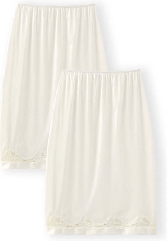 Damart Set de slips en maille satin lisse Wit 42- 44 (M