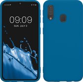 kwmobile telefoonhoesje geschikt voor Samsung Galaxy A40 - Hoesje voor smartphone - Back cover in Caribisch blauw