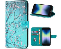 Solidenz hoesje - Geschikt voor iPhone SE (2022 / 2020) / iPhone 8 / iPhone 7 - Bookcase - Sierkers