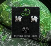 Horoscoop Teken Oorstekers - Sterling Zilver 925 - Ram (4) - Casual Feest - Unisex - Kinderen Jeugd Volwassenen
